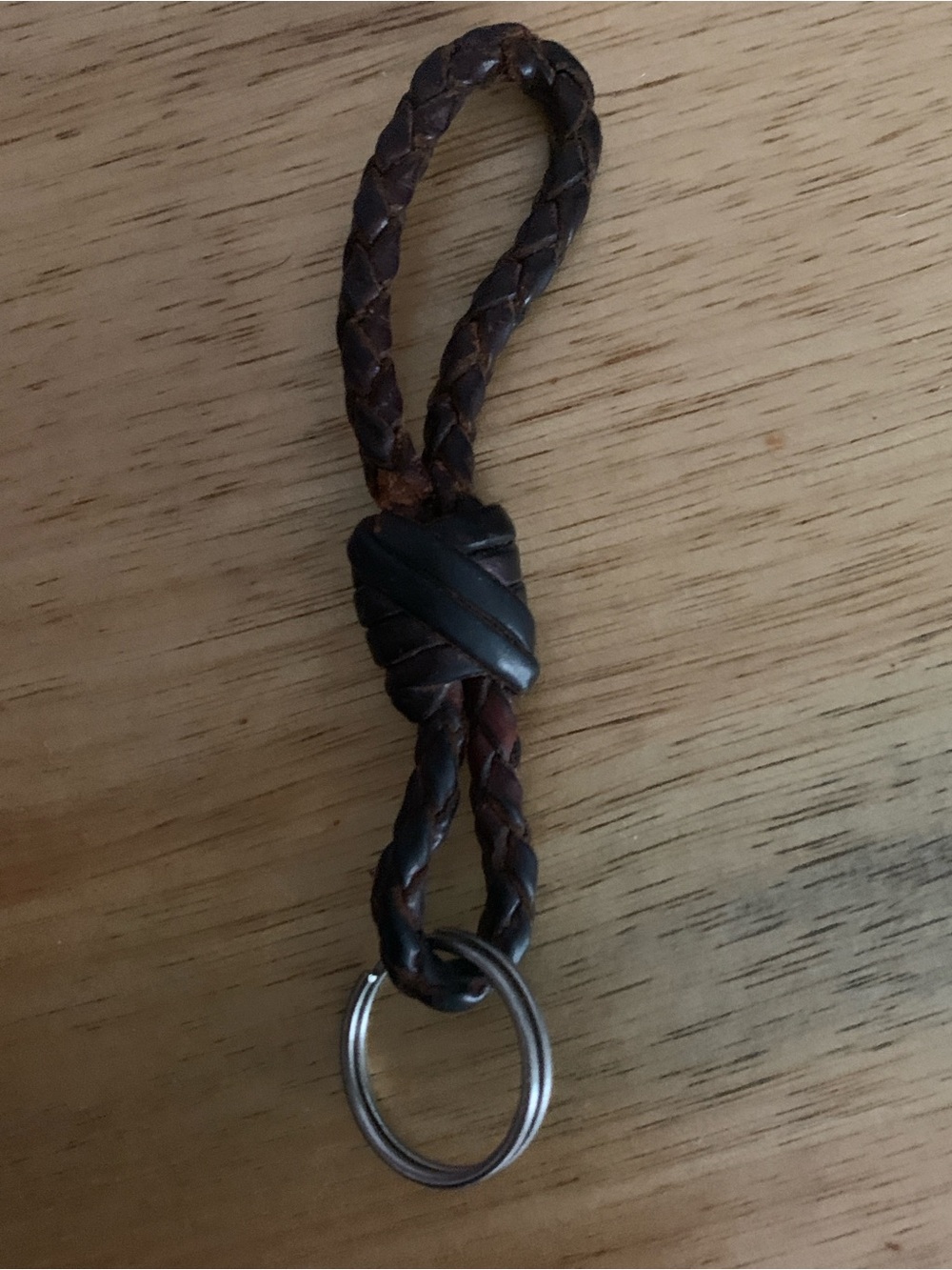 vintage Banana Republic Braided leather key chain